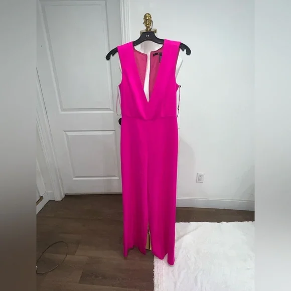 Jay Godfrey Fuchsia Jumpsuit - Picture 2 of 5